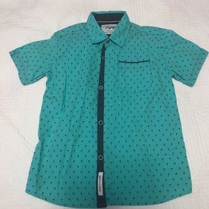 Boys Palm Tree Button up
